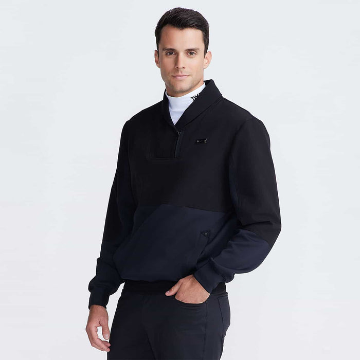 Men's Plush Rolled Collar Pullover