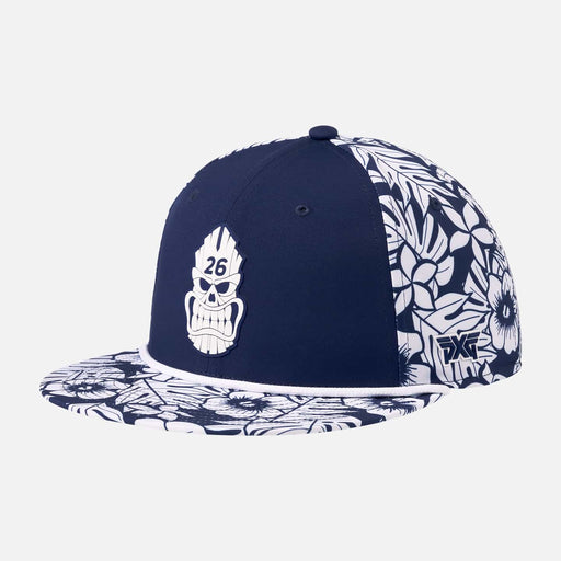 Darkness Tiki Skull 6-Panel Flat Bill Cap