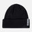 Logo Tag Rib Knit Beanie