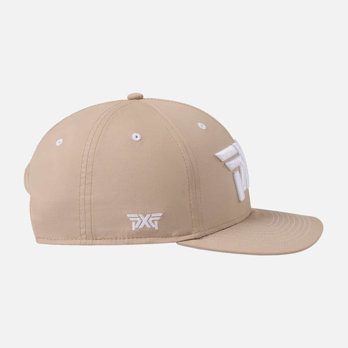6-Panel Structured Low Crown Snapback Cap