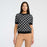 Women's Golf Ball Motif Knitted Top