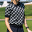 Women's Golf Ball Motif Knitted Top