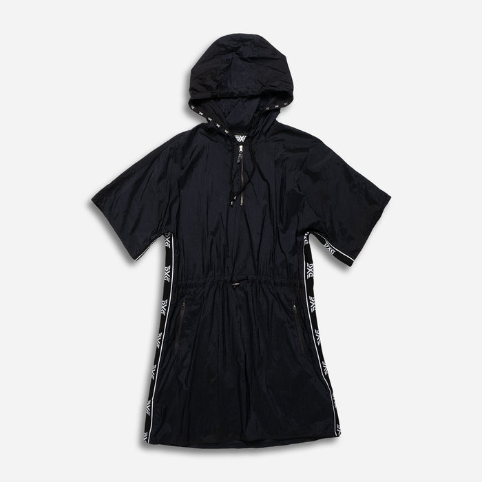 Women's Hooded Cinched Waist Dress