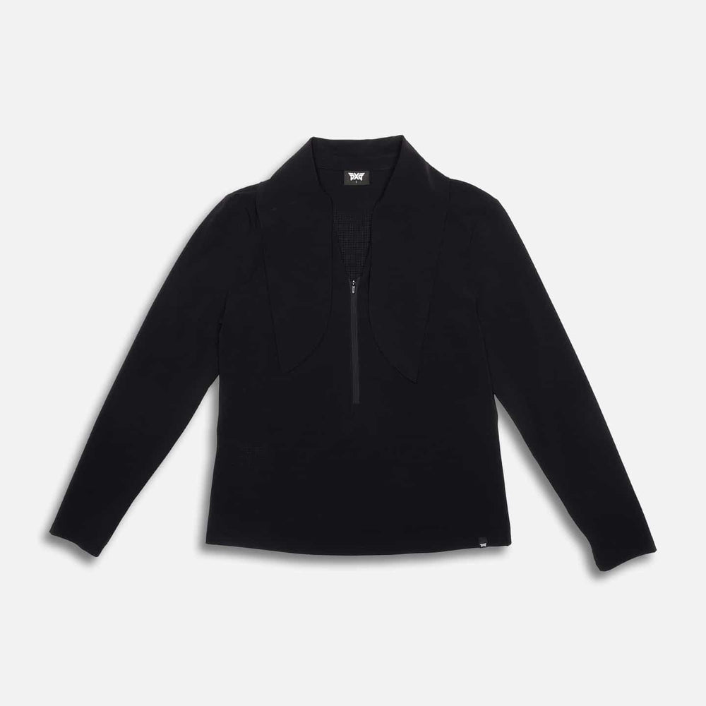 Women's Lavalliere Long Sleeve Polo