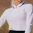 Women's Terry Cloth 1/4 Zip Long Sleeve Polo