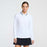 Women's Terry Cloth 1/4 Zip Long Sleeve Polo